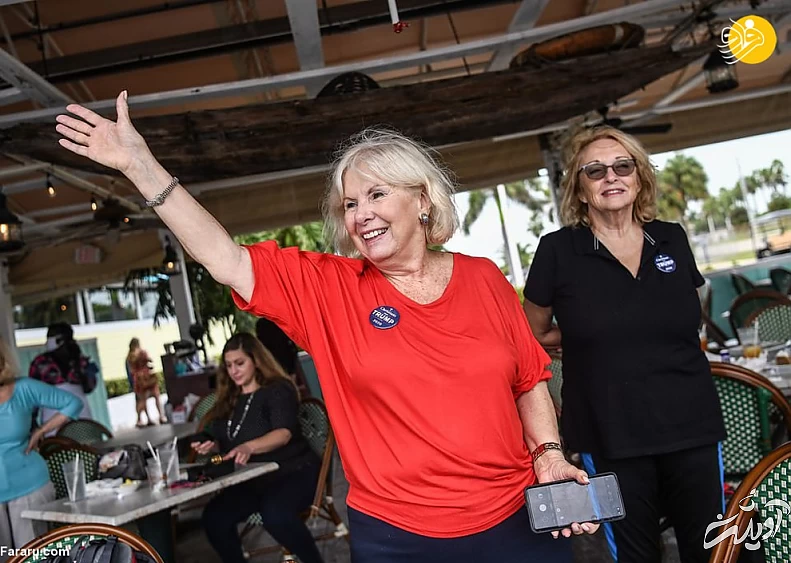 گزارش تصویری دعا برای بهبودی حال دونالد ترامپ